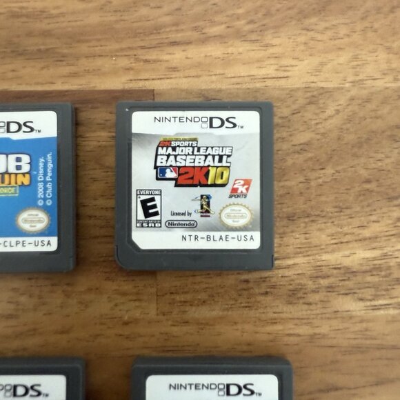 Nintendo DS 7 Game Lot MLB Madagascar Big Brain Age 2 Club Penguin Zoo Tycoon… - Picture 4 of 16